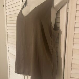 A New Day Brown Relaxed Tank Top